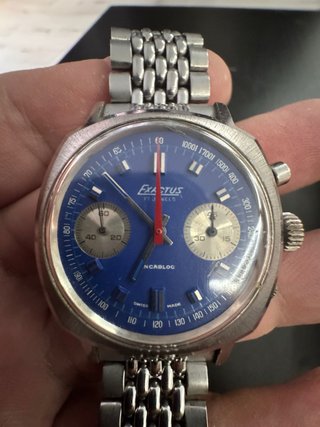 Reloj Exactus Cronógrafo Bi Compax Vintage