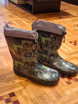 Botas de agua niño talla 35-37