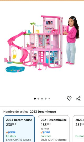 Casa de Muñecas Barbie con Tobogán