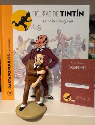 Figura Tintín Rastapopoulos con taruaje