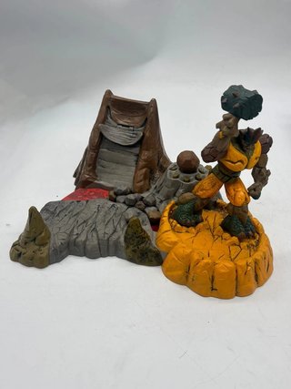 gormiti base vulcano con action figure
