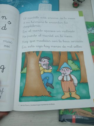 Letrilandia Libro de lectura 1 y 2