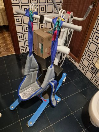 Grúa de bipedestacion y traslado