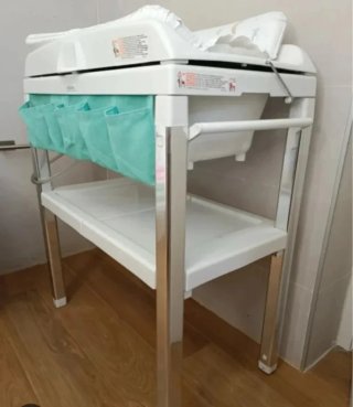 Tumbona, bañera y cambiador Bebé