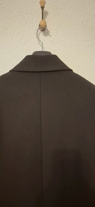 Abrigo Negro Mango