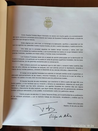 La guardería forestal en España: conservación d...