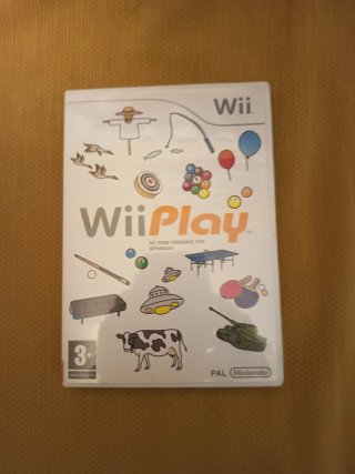 Carátula y libreto del juego wii play