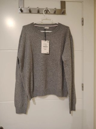 Jersey gris nuevo talla L