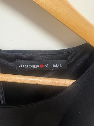 Vestido de fiesta negro Jusdepom