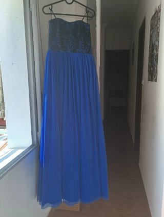 2 Vestidos Fiesta Azul Talla 38 Económicos
