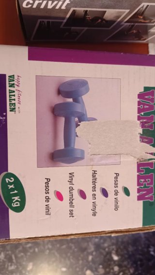 2 Pesas de Vinilo Van Allen 1 Kg