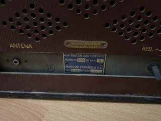 Radio Antigua Marconi Marrón
