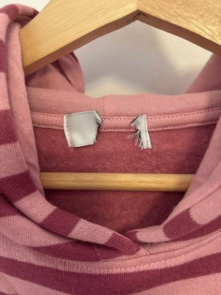 Hoodie Brownie riscas tam S