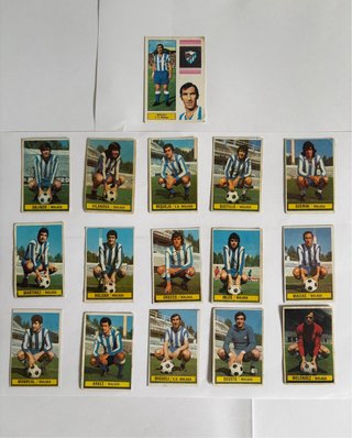 Lote cromos antiguos C.D. Málaga 1974/75 - E.Este