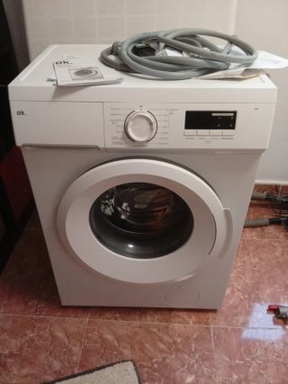 Lavadora OK. de carga frontal