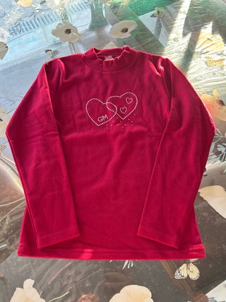 Camisola Bordô Cardada com Detalhe