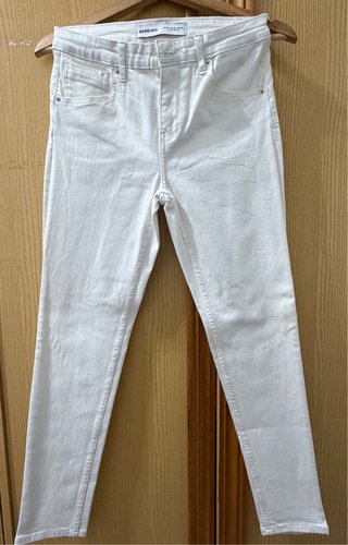 Pantalones Skinny Bershka Blancos