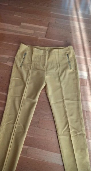 Pantalón Cortefiel Amarillo Talla 48