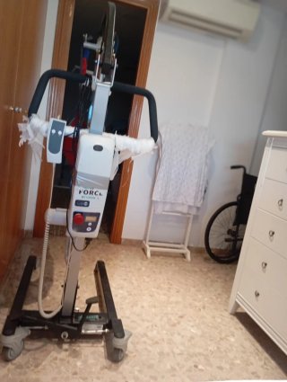 Grúa para transladar enfermos