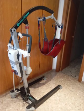 Grúa para transladar enfermos