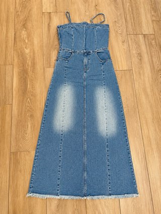 Vestido vaquero largo