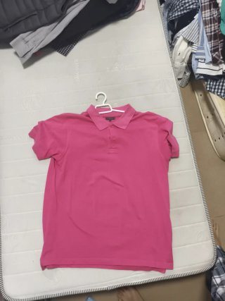 Camisa Polo Rosa