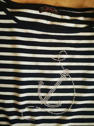 camiseta rayas estilo marinero talla L