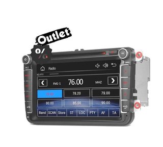 PK RADIO NAVEGADOR 8" VOLKSWAGEN VW USB GPS TACTIL HD M00036