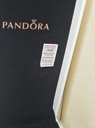 Cadena de seguridad Pandora de plata margaritas
