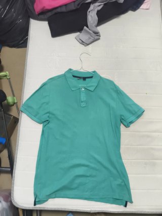 Camisa Polo Verde Azulado