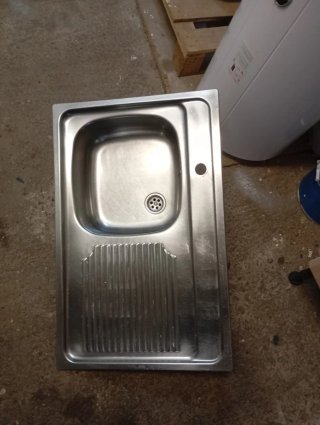 Fregadero de acero inoxidable 50x80