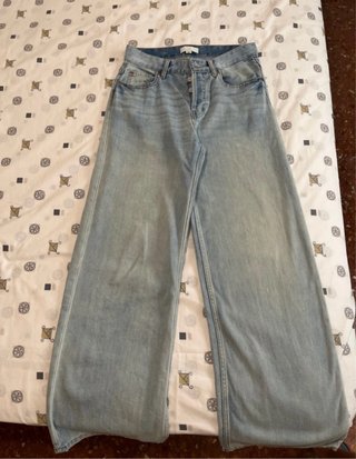 Pantalones Vaqueros de Pernera Ancha