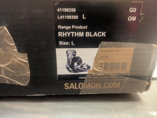 Fijaciones Salomon Rhythm Black Snow