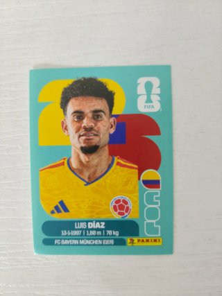 Cromo Panini Luis Díaz FIFA 2023