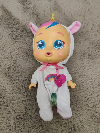 Muñeco Bebé Llorón Lágrimas Mágicas Unicornio