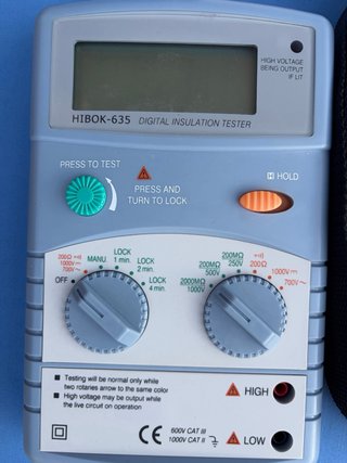 Medidor Aislamiento Digital HIBOK 635