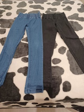 2 Pantalones Vaqueros (Azul y Negro)