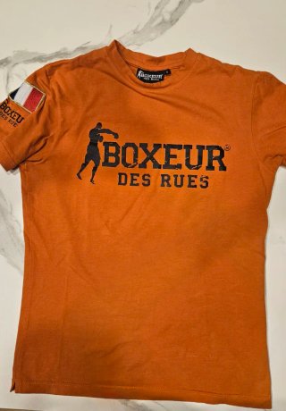 T-shirt Boxeur des Rues Arancione Taglia S