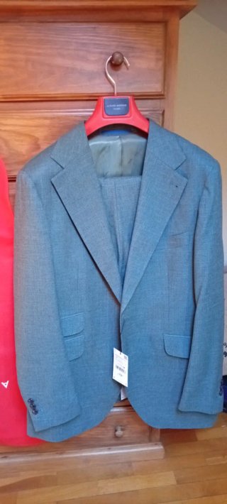 Traje de caballero verde