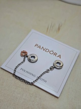 Cadena plata de seguridad Pandora Family