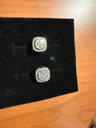 Pendientes plata con circonitas