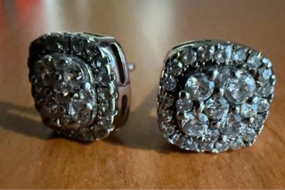 Pendientes plata con circonitas