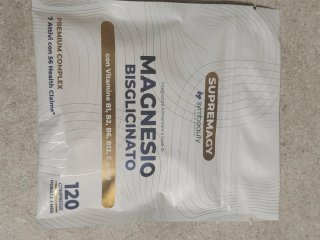 Magnesio Bisglicinato Supremacy 120 cps Nuovo