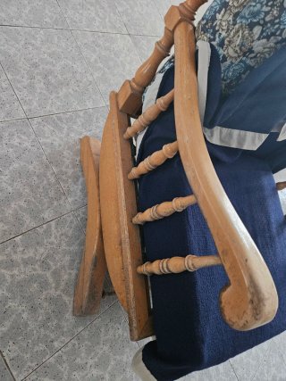 Sofá 3 plazas y sillón rústico
