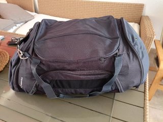 Bolsa de viaje Kipsta negra