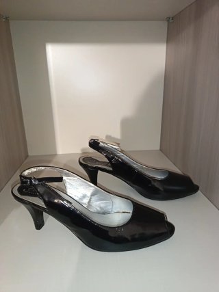 Zapatos Charol Áurea Alves Talla 40 (Tacón 6 cm)