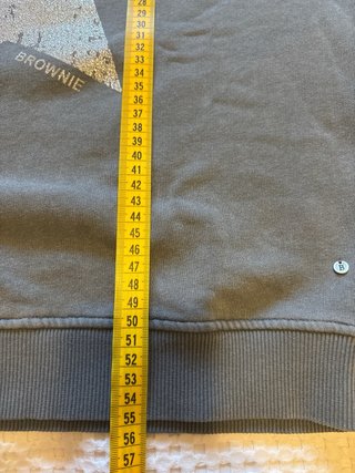 Sweatshirt Brownie cinza estampada XS