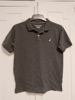 Polo Nautica gris talla 14/16 juvenil