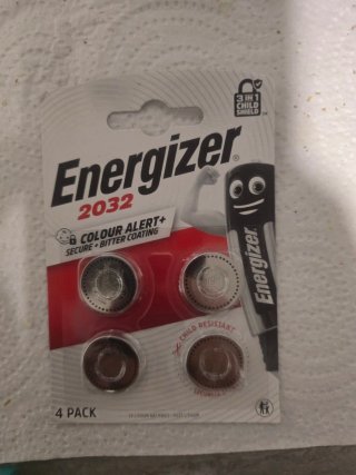Pack 4 Pilas Botón Energizer 2032
