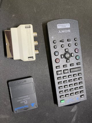 Mando PS2 + Memory Card 8MB + Adaptador SCART